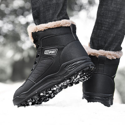 Botas de Nieve Impermeables Acolchadas para Hombre - Image 7