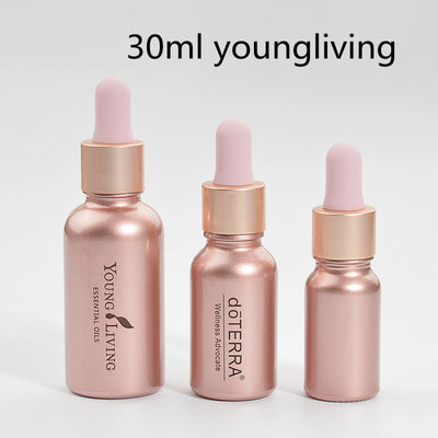 Botella Gotero de Vidrio Ámbar Rose Gold - Frasco Vacío para Aceites Esenciales y Cosméticos DIY - Image 6