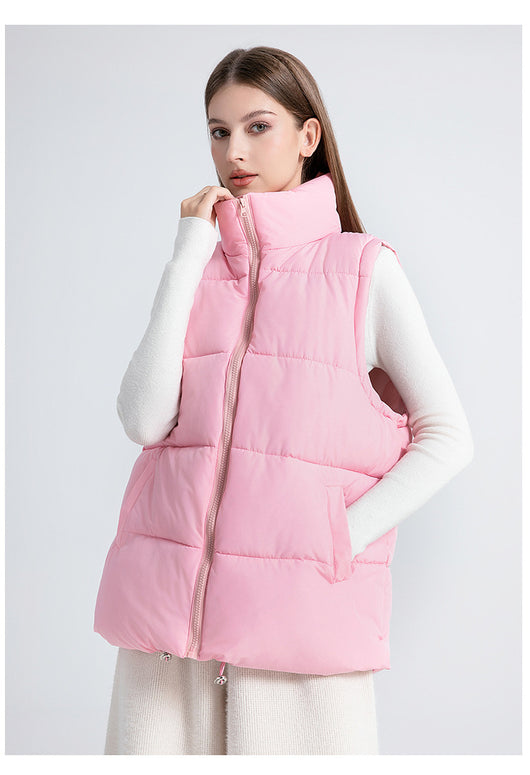 Chaleco Térmico Acolchado sin Mangas con Cuello Alto para Mujer - Image 16