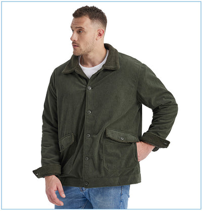Chaqueta de Cachemira Gruesa para Hombre - Corte Holgado y Casual - Image 48
