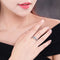 Anillo de Compromiso Princesa con Zirconia - Diseño Europeo y Americano