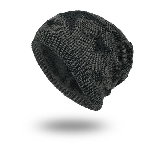 Gorro de Lana Tejido Cálido con Diseño Pentagrama para Hombre - Image 16