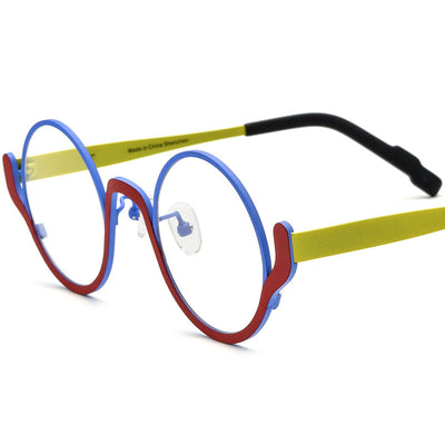 Lentes Redondos de Titanio Ultraligero en Colores Vibrantes - Image 8