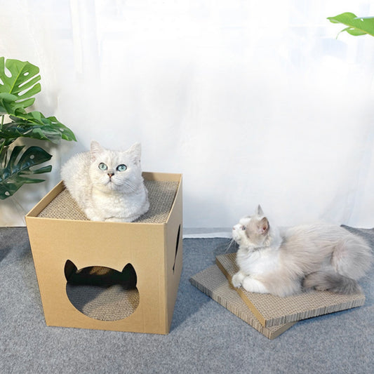 Rascador Vertical para Gatos con Cartón Corrugado Resistente