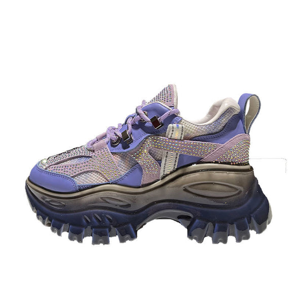 Zapatos Casuales de Malla Transpirable con Altura Aumentada para Mujer - Colección Verano