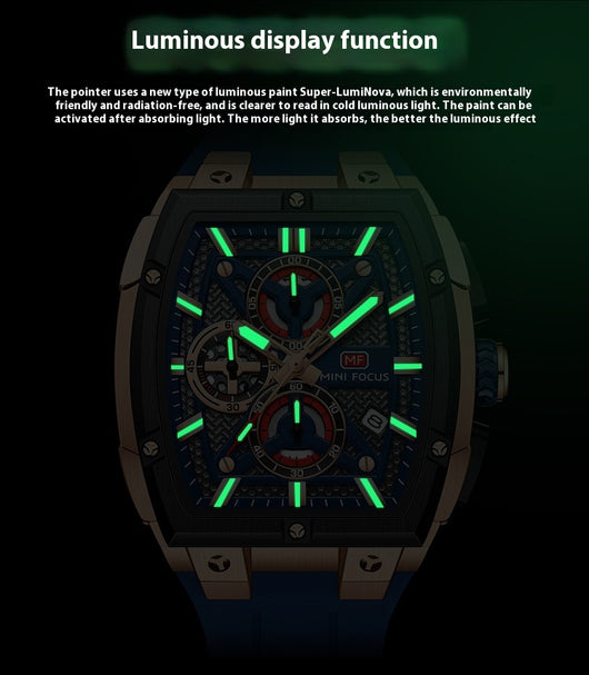 Reloj Hombre Arc Espejo Multicapa Hueco - Image 12
