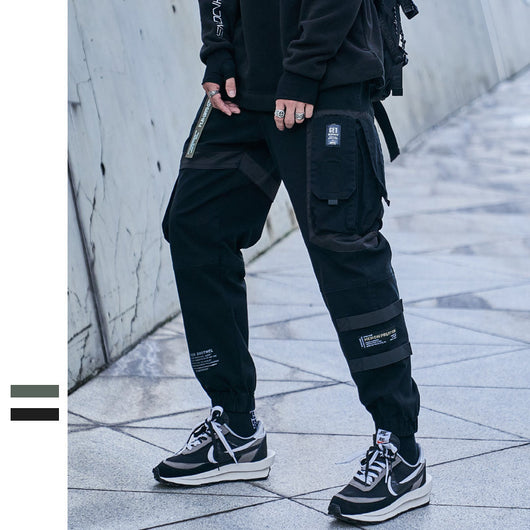 Pantalones Casuales Urbanos con Múltiples Bolsillos para Hombre - Image 4