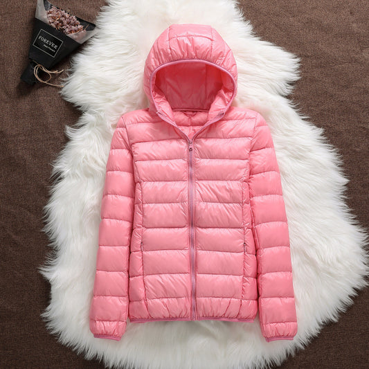 Chaqueta Acolchada Ligera para Mujer con Capucha Ajustada - Image 2