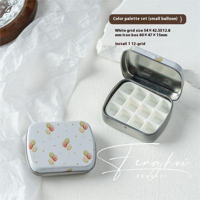 Paleta de Manicura Acuarela Portátil 24 Colores en Caja de Metal - Image 17