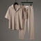Conjunto Deportivo Casual Hombre Manga Corta Estilo Chino Premium