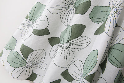 Falda Playera A-línea Midi con Flores Delicadas - Image 20