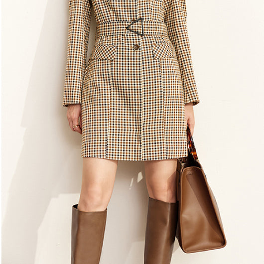 Traje Vintage para Mujer - Conjunto Falda y Saco Clásico - Image 3
