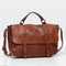 Bolso Mensajero de Cuero Vintage Pulido Piel de Res Premium