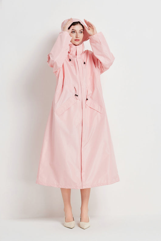 Gabardina Impermeable de Largo Medio para Mujer - Image 29