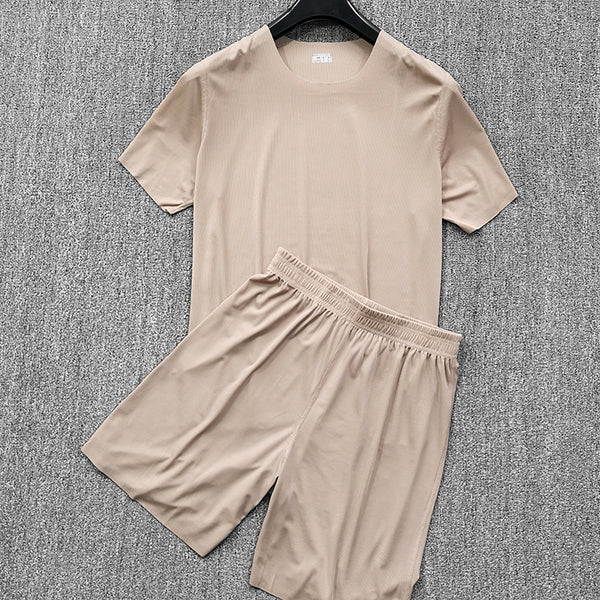 Pijama Transpirable de Verano - Conjunto Cómodo T-shirt y Shorts