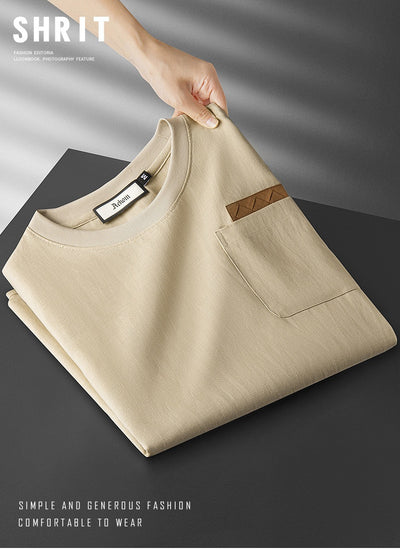 Camiseta Ligera de Lino Ice Silk para Hombre - Image 10