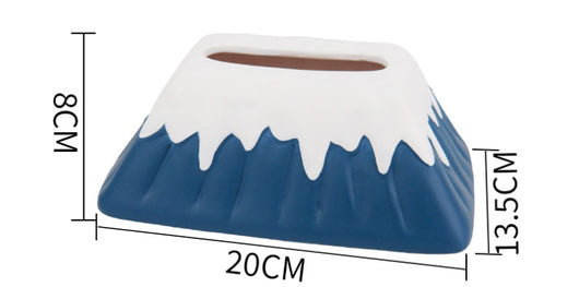 Dispensador de Pañuelos Ceramic Snow Mountain - Image 6