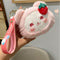 Monedero Peluche Adorable con Llavero Cartoon para Mochila Escolar