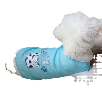 Chaleco Fresco para Mascotas con Estampado de Cuadrícula y Caricaturas - Image 5