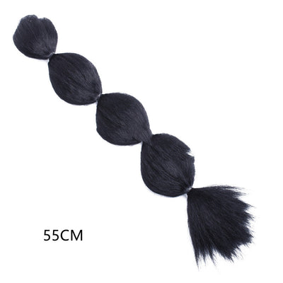 Cola de Caballo Larga Efecto Burbuja - Peluca Voluminosa para Mujer - Image 10