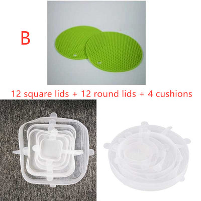 Tapa Hermética de Silicona para Alimentos - Protección Fresca y Duradera - Image 4
