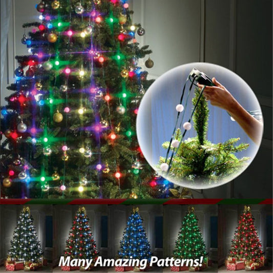 Árbol de Navidad con Proyector de Luces LED - 64 Efectos Luminosos - Image 2