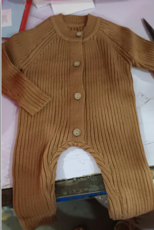 Mameluco Tejido de Manga Larga para Bebé - Primavera y Otoño - Image 12