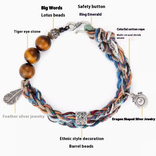 Pulsera Tejida en Plata 925 para Hombre y Mujer - Image 3
