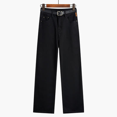 Jeans Rectos de Cintura Alta Holgados para Mujer - Image 8
