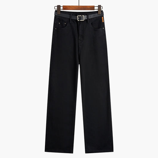 Jeans Rectos de Cintura Alta Holgados para Mujer - Image 8