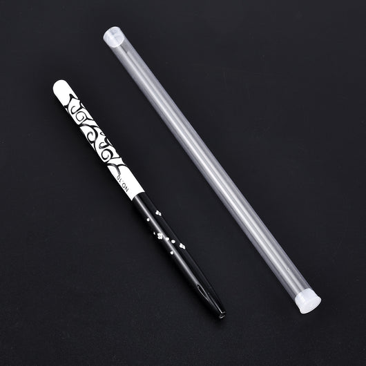 Bolígrafo de Cristal con Pelo de Visón para Manicura de Diseño Moderno - Image 5