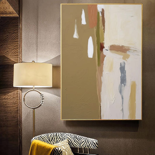 Cuadro Abstracto Minimalista Morandi - Pintura al Óleo Artesanal sin Marco - Image 7