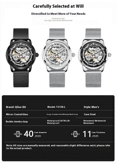 Reloj Mecánico Automático Impermeable para Hombre - Image 18