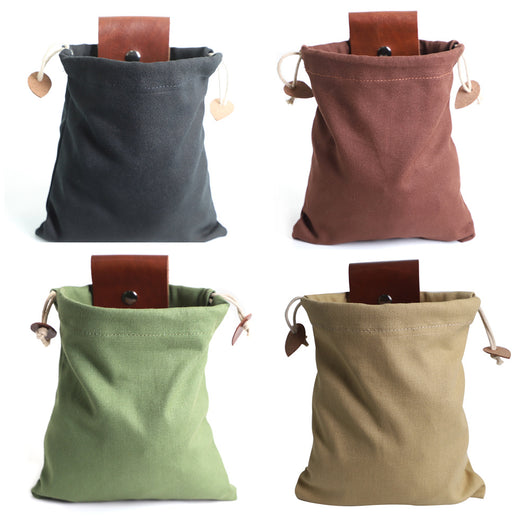 Bolsa de Recolección de Setas Canvas Plegable con Cuero - Ideal para Senderismo y Camping - Image 19