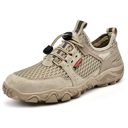 Zapatos de Cuero Transpirables para Hombre - Calzado Deportivo Outdoor de Suela Blanda Antideslizante - Image 8