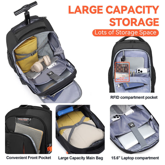 Mochila Trolley Multifunción - Diseño Versátil para tu Estilo de Vida - Image 9