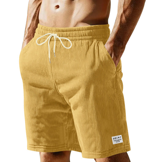 Shorts Holgados de Lino para Hombre - Corte Recto y Cierre de Cordones - Image 6
