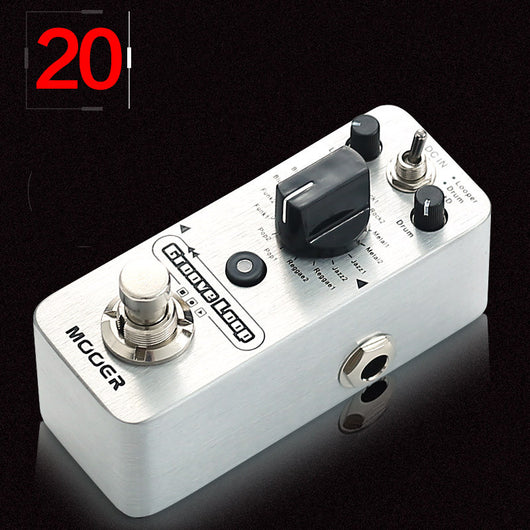 Pedal Looper Profesional con Grabadora de Frases, Batería Electrónica y Efectos de Guitarra - Image 10