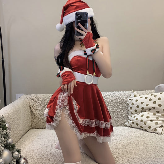 Vestido Navideño Presentadora de Televisión para Mujer - Image 3