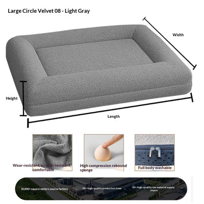 Cama Sofá para Perros Extragruesa Desmontable y Lavable, Todo Clima - Image 10