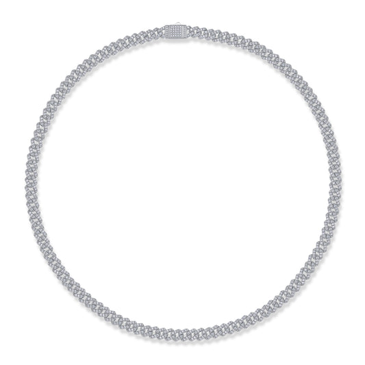 Collar Mayfly Mercury - Joya de Lujo Ligero con Moissanita Premium y Plata 925