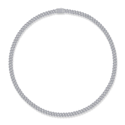 Collar Mayfly Mercury - Joya de Lujo Ligero con Moissanita Premium y Plata 925
