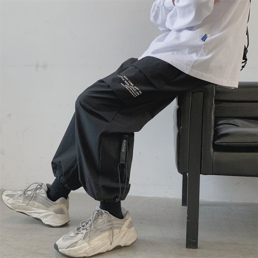 Pantalones con Cordón Funcionales para Hombre - Overol Casual Holgado - Image 6