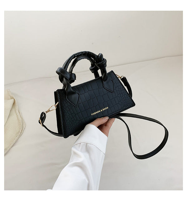 Bolso Bandolera Occidental Retro con Textura para Mujer