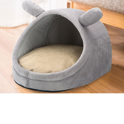 Cama Térmica para Mascotas Otoño-Invierno con Felpa Gruesa - Image 5