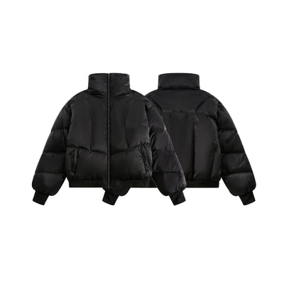 Abrigo Pato Blanco con Cuello Mao - Diseño Moderno Invierno - Image 5