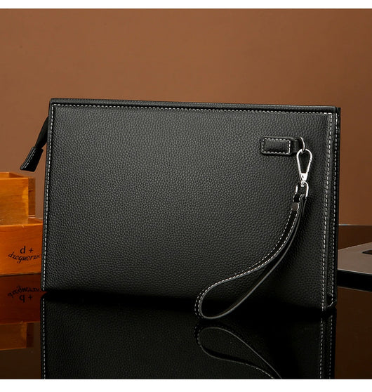 Maletín de Cuero Suave para Hombre - Estilo Casual Ejecutivo Moderno - Image 17