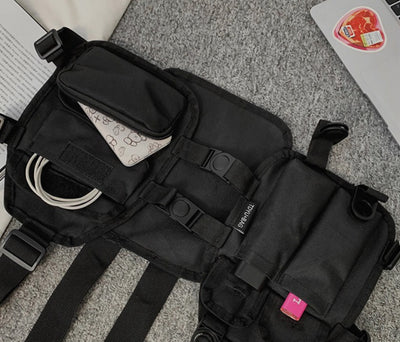 Bolsa de Pecho Multifuncional para Hombre - Estilo Urbano - Image 15