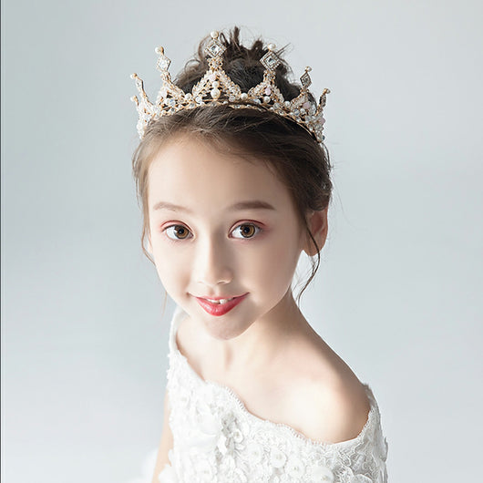 Diadema Corona Princesa con Cristales Brillantes para Niñas - Image 12