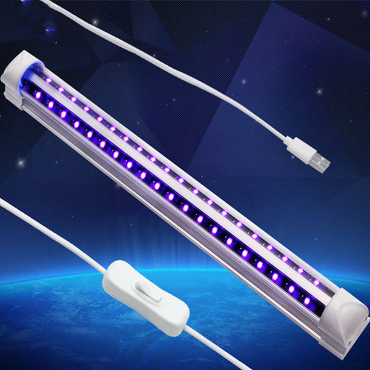 Barra de Luz LED RGB con Interfaz USB - Tubo Luminoso Púrpura